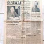 Csehszlovák 1968 forradalom eredeti sajtó 8.25 Pravda: Dubcek külföldi magyar megszállók 1956 után fotó