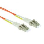 ACT LSZH Multimode 50/125 OM2 fiber cable duplex with LC connectors 3m Orange RL9503 Hálózat Háló... fotó