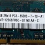 hynix 1GB 2Rx16 PC3-7-10-A1 laptop memória fotó