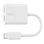 Belkin RockStar USB-C Audio + Charge Adapter White F7U081btWH Kiegészítő, Kellék Speciális átalakító fotó