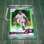 2022-23 Topps Chrome Szoboszlai Dominik Neon Green Shimmer /399 foci kártya focis kártya fotó