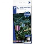 Staedtler Színes ceruza metallic 146M hatlapú puha 146M C12 12 db fotó