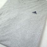 EREDETI ADIDAS (3XL) RÖVID UJJÚ *NAGYON EXTRA* FÉRFI *MINŐSÉGI* SZÜRKE PÓLÓ fotó