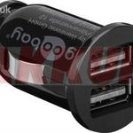 Goobay autós USB mini adapter töltő 12V 2db USB fekete (3, 1A) - Kiárusítás! fotó