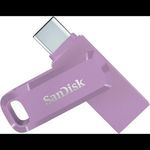 SanDisk Ultra Dual Drive Go USB Type-C / USB Type-A 64GB Pendrive - Lila (SDDDC3-064G-G46L) fotó