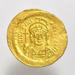 Bizánc : Iustinianus arany solidus ( 4, 52 g ) -PAP143 fotó