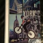 New York műanyag lefűzős dosszié BMX EXTREME BIKE ÚJ fotó