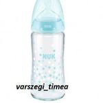 Nuk First Choice cumisüveg üvegből +cumi 240ml fotó