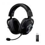 Logitech Gaming PRO X Gamer On Ear headset Rádiójel vezérlésű 7.1 Surround Fekete Hangerő szabály... fotó