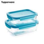 Tupperware prémium üvegedény tál szett 2db ÚJ új kollekció fotó