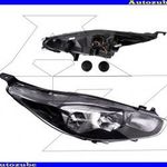 FORD FIESTA MK6 2013.02-2017.05. Fényszóró jobb fekete házas (H7/H15/W5W/PY21W) motorral... fotó