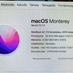 Macbook air 13”, 2015, 8gb, 128gb, i5 fotó