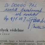 Hidrológiai közlöny 1971. Dedikált példány Dongó Pál részére, Garami Tibor és Matusek Géza aláírás fotó