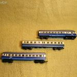 H0 1: 87 ÖBB 5145 Kleinbahn Blauer-blitz komplett szerelvény világítással jó állapotban, vasútmodell fotó