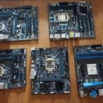 5 db hibás-hiányos alaplap (Gigabyte, MSI és Asrock) fotó