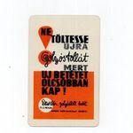 1968 Ne töltesse ujra golyóstollát mert uj betétet olcsóbban kap ! kártyanaptár fotó