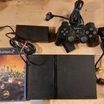 Playstation 2 Ps2 Slim konzol +8mb memória (Free Mcboot ) +1 játék Need fo Speed+kontroller+TV KÁBEL fotó