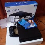 PS4 slim konzol, 1tb.+játék, alig használt, fotó