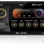 BLOW AVH-9930 (78-320) 2 DIN, 4 x 50W, USB, AUX, Bluetooth, WiFi, GPS, Fekete autórádió fotó