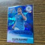 Topps Chrome UCL Sapphire Edition - Julian Alvarez Wonderkids RC Rookie Manchester City fotó