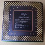 Intel Pentium processzor w/ MMX tech FV80503200 SL27J/2.8V passzív hűtéssel tesztelt működik fotó