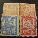 Mecklenburg-Vorpommern 1945 használatlan* sor MI23a+b-vel **kat.ár minimum 175 euro /leírás/ fotó