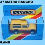 Matchbox Superfast. MB-37 MATRA RANCHO. fotó