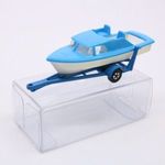 Matchbox Superfast #9 Boat és Trailer + átlátszó műanyag védő tok! fotó