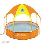 Fémvázas medence, BESTWAY 56432 Splash-In-Shade 244x51 cm fotó