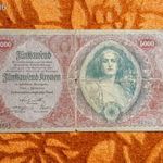 1922 -es 5000 Korona bankó Osztrák - Magyar bank RITKA !!! (L2136) fotó