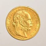 1881 Ferenc József arany 8 Forint -09/08 fotó