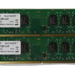 Swissbit 4GB (2x2GB) DDR2 800MHz memória fotó