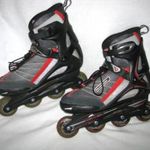 Férfi görkorcsolya nagy méret, Rollerblade belső talp 29 cm, 44, 5 méret 4-4 görgő, szilikonból fotó