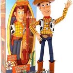 40 cm-es Toy Story - beszélő Woody / Vudi Sheriff figura kalappal -új Woody's Roundup csomagolás - D fotó