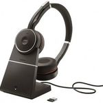 Jabra Evolve 75 Second Edition - UC Telefon On Ear headset Rádiójel vezérlésű, Bluetooth?, Vezeté... fotó