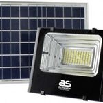 AS Schwabe Napelemes kültéri állólámpa Solarline 25W 46981 LED 25 W Semleges fehér Fekete, Ezüst fotó