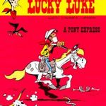 Lucky Luke képregény 42. szám / rész - A Pony Express - Talpraesett Tom / Villám Vill képregény magy fotó