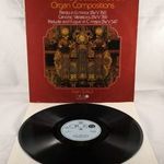 Bach - Orgonakompozíciók (Organ Compositions) LP (Géppel tisztítva) VG/VG fotó