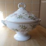 Antik TK Thun porcelán leveses kínáló tál 1840-ből fotó