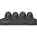 Foscam FNA108E-T4-2T black LAN IP-Megfigyelő kamera készlet8 csatornás4 db kamerával3840 x 2160 p... fotó