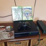 xbox 360 E 250GB konzol és 6db játék fotó