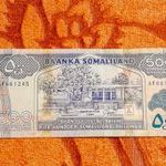 1 db 1994 -es Ropogós SOMALILAND 500 SL Shilin / Somaliland Shillings UV intenz. (L2177) fotó