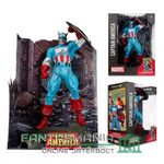 ELŐRENDELÉS 2024 NOVEMBERRE McFarlane Marvel PVC statue - 30cm arányos Captain America / Amerika Kap fotó