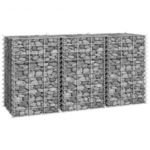 3 db vas gabion magaságyás 30 x 30 x 50 cm fotó