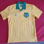 Adidas retro Brazil Pelé póló/mez M-es méret fotó