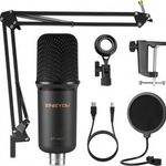 ZINGYOU ZY-UA1 kondenzátor USB-mikrofon Kit podcasting, játékokhoz, YouTube streameléshez fotó