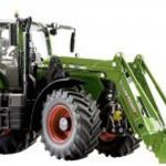 Wiking 077869 1-es nyom Mezőgazdasági modell Fendt 724 Vario homlokrakodóval Cargo 6.100 fotó