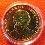 ARANYOZOTT DEÁK FERENC 200 FORINT 1994 BP EZÜST: 12g, kiv fotó