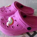 CROCS KISLÁNY CIKLÁMEN SZINŰ KLUMPA 26. fotó