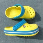 Eredeti CROCS sárga-kék unisex klumpa C7 EU 23-24 fotó